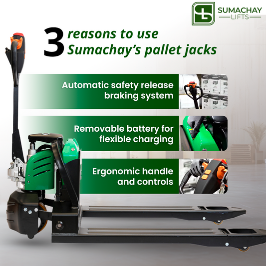 3 Reasons to Use Sumachay Electric Pallet Jacks in India